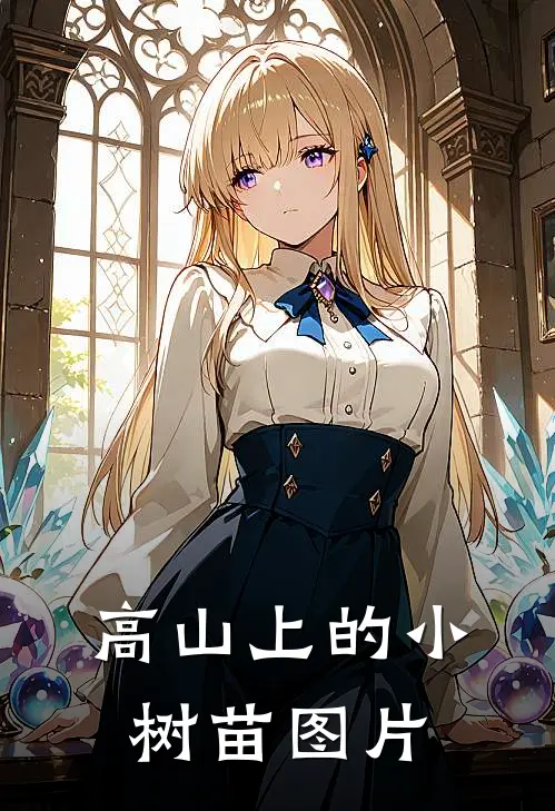 高山上的小树苗图片